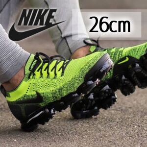 美品希少 NIKE AIR VAPORMAX NEON 26cm ネオン ナイキ エア ヴェイパーマックス ベイパーマックス 完売 942842-701 エアマックス 95 90