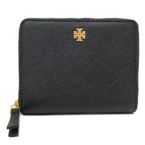 トリーバーチ 二つ折り財布 TORY BURCH エマーソン ミディアム ウォレット ラウンドファスナー 136098 0522 001 アウトレット レディース