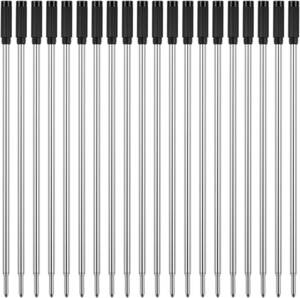 ★★互換ボールペン リフィル 20本パック 1.0mm 中字 ブラック 滑らかな書き心地 交換可能 ドイツインクリフィル