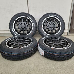 NEWホイール!! 軽トラ 軽バン 新品 14インチ タイヤ ホイール 4本セット マッドスター ラジアル AT 155/65R14 純正車高 リフトアップ