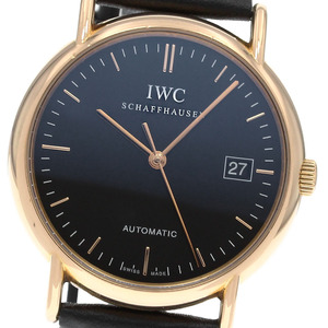 IWC IWC SCHAFFHAUSEN IW353320 ポートフィノ K18PG 自動巻き メンズ 保証書付き_832079