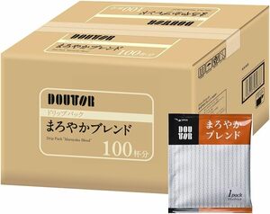 ドリップパック まろやかブレンド ドトールコーヒー ドリップパックアロマブレンド 100杯分（旧名：まろやかブレンド）