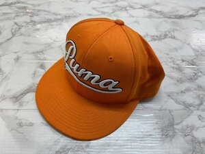 1★427 中古《puma/プーマ》キャップ RN62200 オレンジ 帽子 [店頭引取OK!!札幌市]