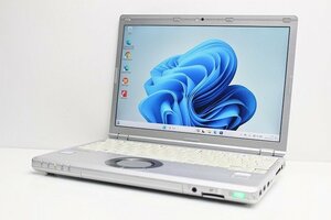 1円スタート ノートパソコン Windows11 WPS office搭載 Panasonic レッツノート CF-SZ6 第7世代 Core i5 SSD256GB メモリ8GB カメラ