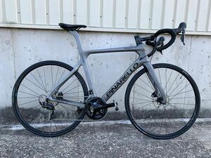 PINARELLO PARIS 54.5size グレースティール マット 2021モデル フルカーボン SHIMANO105 ディスクブレーキ ピナレロ パリ メンテ済み 美品