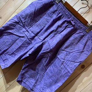 [KWT3353] UNIQLO ユニクロ ハーフパンツ メンズ パープル XL コン