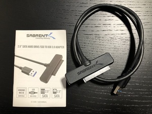 【即決】★送料無料★SABRENT★SSDへのUSB変換アダプタ★2.5インチSSD/SATA SSD/SSD★最大16TBまで対応★