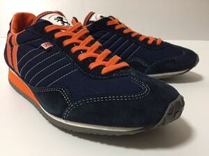 新品 日本製 PATRICK stadium パトリック スタジアム 紺ｘオレンジ size 36 正規品