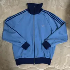 adidas descente 80s track jacket blue