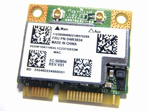 ★【新品・即決】Lenovo レノボ純正 FRU:04W3834/04W3835/04W3764 Broadcom BCM943228HMB 802.11a/b/g/n 300Mbps+Bluetooth4.0★