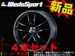 WEDS ウェッズ スポーツ WedsSport RN-55M 19x9.5 38 5H/114.3 GLOSS BLACK アルミ ホイール 4本セット 73561 トラスト企画 (179131790