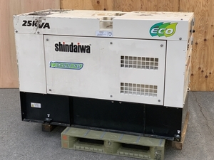 引取限定　新ダイワ　ディーゼル発電機　25KVA　三相・単相３線同時出力　DGM250MK　4571h　