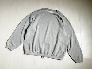 USA製 LADY WHITE CO. レディホワイト カンパニー スウェット プルオーバー 裏起毛 トレーナー 長袖 L グレー △1130