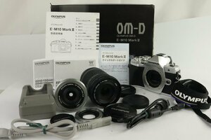 OLYMPUS オリンパス OM-D E-M10 MarkIII ダブルズームキット ミラーレス一眼カメラ 14-42mm 3.5-5.6/40-150mm 4-5.6 レンズ★F