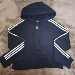 adidas クロップドパーカー UK10