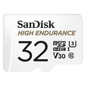 SanDisk 高耐久 microSDHCカード 32GB Class10 UHS-1 U3 V30 R:100MB/s W:40MB/s 海外リテール品 SDSQQNR-032G-GN6IA /l