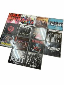 A10702 まとめ売り EXILE 三代目J Soul Brothers GENERATIONS THE RAMPAGE CD DVD 