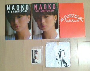 河合奈保子 写真集 NANKO 5th ANNIVERSARY サイン入りハンカチ 生写真 まとめて 