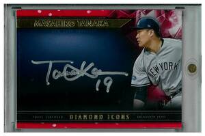 田中将大 2019 TOPPS DIAMOND ICONS RED SILVER INK AUTO /5 直筆サイン