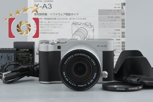 【中古】FUJIFILM 富士フイルム X-A3 シルバー レンズキット