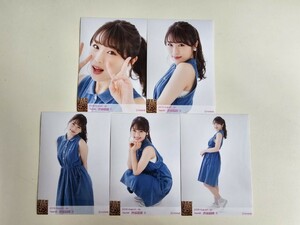 NMB48 渋谷凪咲 2018 August -sp 生写真 5種コンプ 【2408NM2167】 