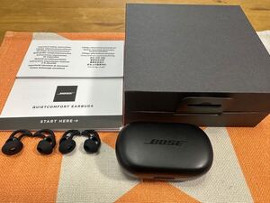 【中古品】BOSE QuietComfort Earbuds ブラック ワイヤレスイヤホン