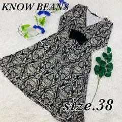 KNOW BEANS　ノービーンズ　ワンピース　サイズ38 　可愛い　大人