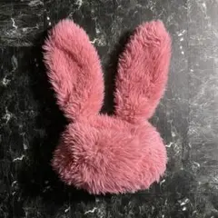【IMPORT】rabbit ears knit cap〝pink〟