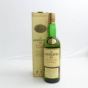 1円~GLENLIVET（グレンリベット）12年 ピュア シングルモルト 40％ 700ml S24L020028