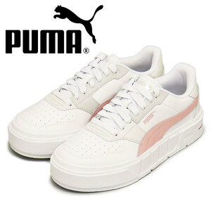 PUMA (プーマ) 393802 CALI コート レザー ウィメンズ レディース スニーカー 06 プーマホワイト-フューチャーピンク PM230 25.0cm