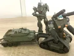 ジムスパルタン&ガンタンク 戦車トレーラー　プラモデル