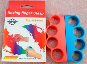 送230円～ 希少品! Nintendo Switch対応「ボクシング フィンガークラスプ Boxing Finger Clasp」　フィットボクシング 周辺機器 サプライ