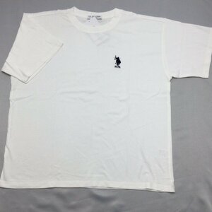 【送料無料】【新品】US.POLO.ASSN レディース半袖Tシャツ（コットン100％ ゆったりタイプ）　　M　　ホワイト★32238