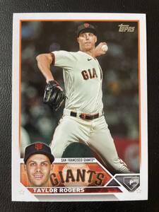 Topps MLB 2023 UPDATE SERIES #US280 TAYLOR ROGERS テイラー・ロジャース San Francisco Giants サンフランシスコ・ジャイアンツ