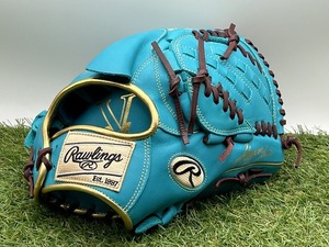 【052810】Rawlings ローリングス ハイパーテック カラーシンク 一般用 軟式 投手用 グローブ GR4HTCA15W 実地未使用品【40522G01】