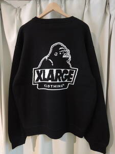 X-LARGE エクストララージ XLARGE SLANTED OG CREWNECK KNIT TOP ニット セーター ブラック XLサイズ 2024 最新人気品