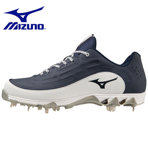 【送料無料】 Mizunoミズノ 9-SPIKE AMBITION 3 LOW MENS METAL BASEBALL CLEAT 野球 スパイク 26cm mi320682na-wh8