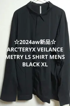 ☆24aw新品☆VEILANCE METRY LS MENS BLACK XL