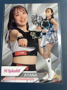 BBM22 AYANA ホロ箔 M☆Splash!! チアリーダー 千葉ロッテマリーンズ