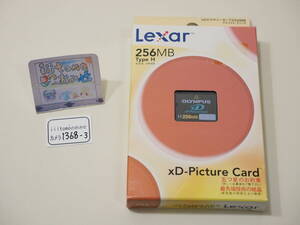 ◆カメラ1368-3◆ xDピクチャーカード 256MB（TypeH） Lexar レキサー（OLYMPUS オリンパス） 未使用・箱にセロテープ貼付有 ～iiitomo～