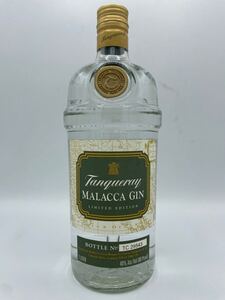 【未開栓】 タンカレー マラッカ ジン リミテッドエディション 旧ボトル 1000ml 40% ボトルナンバー TANQUERAY MALACCA GIN ロンドン ●448