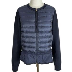 MONCLER モンクレール MAGLIONE 切り替えジャケット ネイビー M