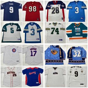 ゲームシャツ NHL MLB NHL フットボール ベースボール ホッケー REEBOK NIKE ナイキ MAJESTIC US古着 セット まとめ 1スタ 再落なし 計14点