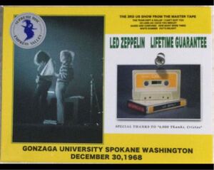 LED ZEPPELIN / レッド・ツェッペリン / LIFETIME GUARANTEE / GONZAGA 1968 / EMPRESS VALLEY SUPREME DISC