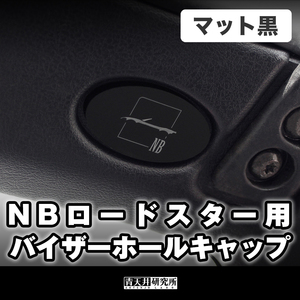 新品【 NB用バイザーホールキャップ 】NBシルエット（バイザー撤去後の目隠し）　マツダ　ユーノス　ロードスター　NA6CE NA8C NB6C NB8C