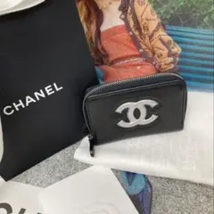 美品☆CHANEL ブラック コインケース☆