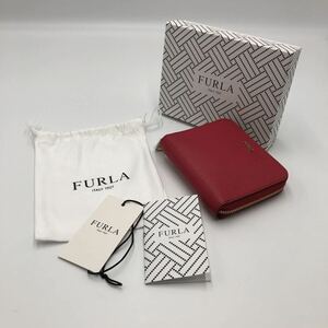 FURLA フルラ　コンパクトラウンドファスナーウォレット　908289 BABYLON RUBY