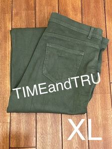 TIMEandTRU メンズパンツ ストレッチパンツ サイズXL 即決　送料無料