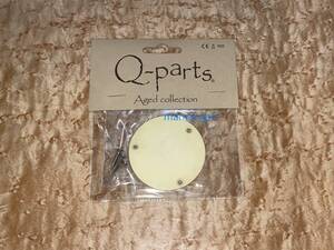 新品 Q-parts純正 AGED COLLECTION Toggle Switch Back Plate Cover Les Paul Aged Ivory Ｇibson Styleレスポール トグル プレート カバー