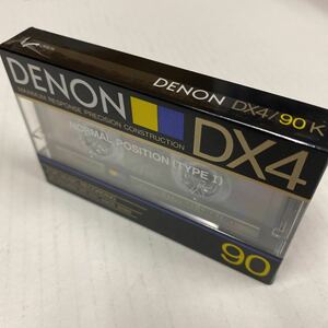 DENON カセットテープ DX 4 90 ノーマルポジション 年代物